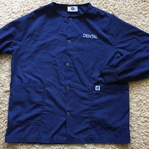 Scrubs long sleeves DENTAL top clip on